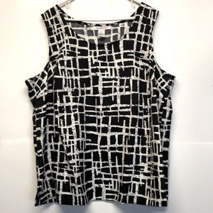 ROAMANS Womens Sleeveless Blouse Top Sz 24 Plus .